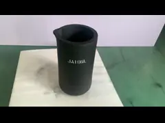 Corrosion Resistant Metal Melting Crucible Silicon Carbide Graphite With Pouring Nozzle
