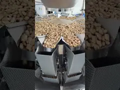 Пакет с ореховыми гранулами, подушка, задний мешок, четырёхсторонний мешок, треугольный мешок, вертикальная упаковочная машина video