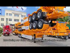 CIMC 2 Axle 3 axle 20FT 40ft Skeletal Container Skeleton Trailer Chassis Semi Trailer