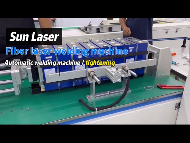 MAX Chuangxin Laser Continuous Fiber 18650 Lithium Battery Laser Welding Machine video