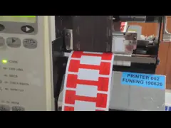 Customized waterproof strong adhesive uv high quality flag cable label