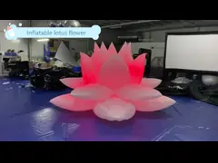 Надувные цветочные цепочки / надувные световые украшения для свадебных сцен video