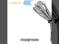 Специализированный автомобильный датчик температуры PT100 500C Трехпроводная термопарка с свинцовой проволокой водонепроницаемая нефтяная video