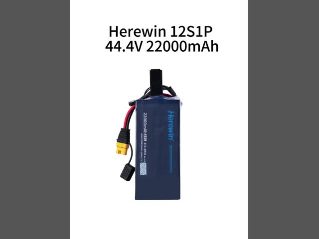 監視ドローン 12S 22Ah 44.4V リポバッグ バッテリー 25C ドローン バッテリー