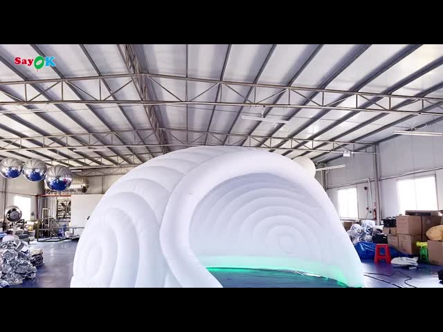 Шатер раздувного шатра глобуса портативный коммерчески раздувной для сопротивления ветра торговой выставки продвижений видео
