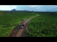 1400 кг 4WD трейлер 600W солнечный отключенный от сети трейлер 300AH батарея video