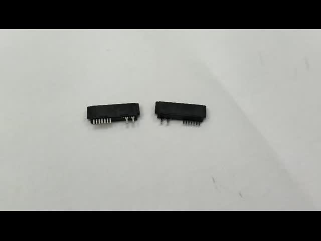 SATA II Interface Type RoHS Certified Female Connector for Fast and Stable Connection video
