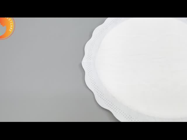 円形 丸い使い捨ての看護パッド 平面型 120mm サイズ ストライプ付き