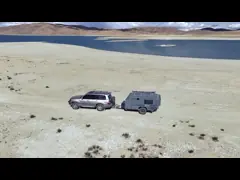 Гибридный отключенный от сети дорожный трейлер настраивать отключенный от дороги RV трейлер 5m * 2m * 2m video