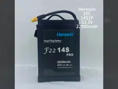 22000mah 14S 53.2 V 25C Сельское хозяйство Бронз Uav Липо батареи Для Бронза Uav Спрей video