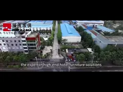 Набор мебели гостиницы VIP включает в себя белое кресло и кофейный стол из твердого дерева video