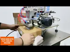 Flat Bottle Double Sides Labeling Machine with 350 KG Load Capacity by YIMU YM220