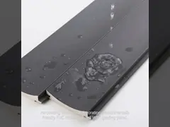 Внутреннего художественного оформления панель решетки доски WPC прессформы PVC экологически дружелюбная video