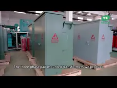 150KVA Three Phase Pad Mount Electrical Transformer Oil Immersed 13.8KV