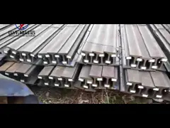 Рельс Qu70 Qu80 Qu100 Qu120 следа рельса крана стали R50 U71mn рельса железной дороги Hms1-2 Q235B 45#Mn стальной video