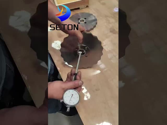 High quality and sharp round cutting blades for industrial circular blade customization video