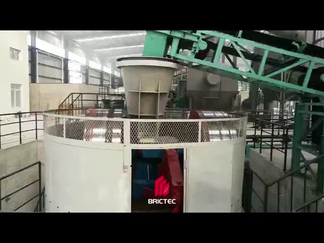 Automatic Wet Pan Mill with Medium Crushing and Dual-function Design for Clay Brick Making