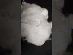 2.78D Нефлуоресцентные синтетические степельные волокна Силикон свободный белый ПСФ для одеяла video