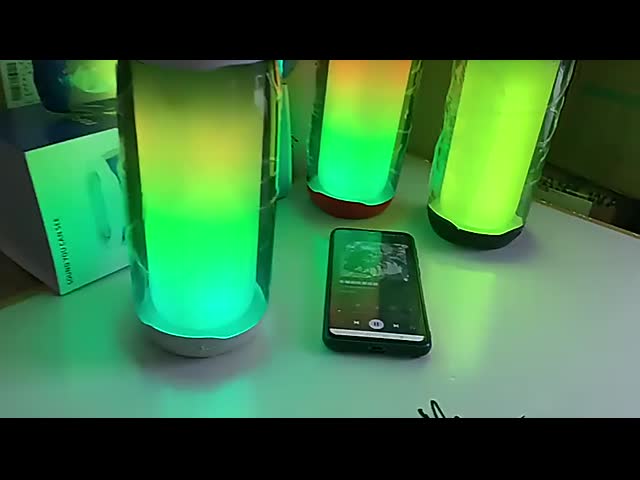 Интеллектуальный личный помощник без беспроводной динамики с 3D звуком и светодиодным светом видео