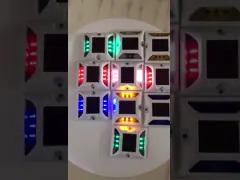 Алюминиевая сплав Солнечные светодиодные дорожные штыки Светодиодные светодиодные дорожные отражатели Сертификат FCC video