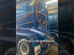 CIMC 3 Axles 30 Ton Stainless Steel Transport Wheat Flour Carbon Powder Materials Truck Triler