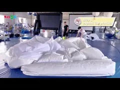 Commercial Outdoor White Inflatable Bounce For Wedding Customized Size