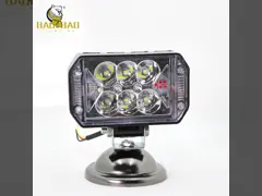 Белый Флэш Синий Красный Металлический светодиодный фары Мотоциклы Светодиодный туман video