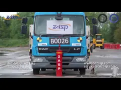 Q345 Углеродистая сталь испытание удара дистанционного управления K4 Автоматические боллады для борьбы с терроризмом video