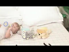 Дошкольники Милая набитая черепаха с музыкальным соусом и ночным светом video