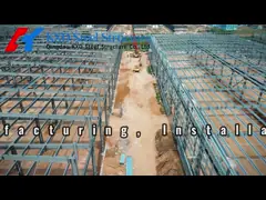 ASTM Prefab Industrial Metal Prefabricated Structural Steel Frame Structure Storage Construction Warehouse