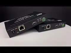 비트비스스 4k60 산업용 싱글 모드 20km LC에서 LC KVM 송신기 수신기 HDMI 섬유 확장기