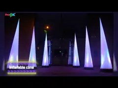 2.5m Многоцветные надувные осветительные декорации LED слоновая кость Для украшения свадебного мероприятия