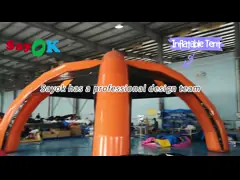 Family Air Tent Custom PVC 7x4m Inflatable Air Tent Support Structure Blow Up Spider Tent