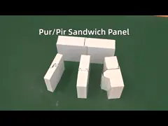 Влагостойкое панели сэндвича полиуретана листа пены крыши ориентированное на заказчика video