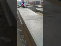 Горячекатаная стальная пластина углерода S235j2 для металлического листа судостроения A36 горячекатаного video