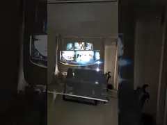 8K Моторизованные голографические 3D дисплеи Подъемная проекция Экран Туль Занавес Свадьба На улице video