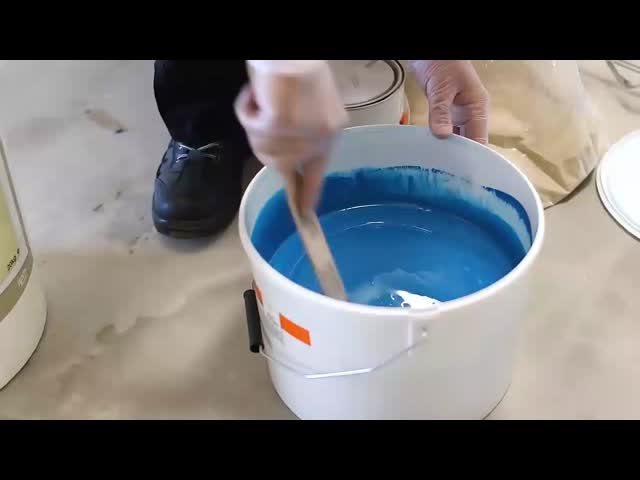 Low VOC Metallic Epoxy Floor Coating Customizable Patterns And Designs video