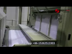 Nonwoven вибрируя машина пневматической карты фидера хоппера 240 питаясь для ткани video
