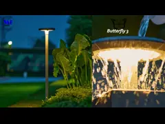 Гарантия 2 года 6.5 Вт Внешний светодиодный солнечный уличный садовый светильник IP66 водонепроницаемый 2900-6500K 2000lm Для площадки video