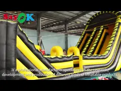 Inflatable Dry Slide Commercial Wave Ropeway Games Inflatable Zip Line Slide Combos Logo Printing