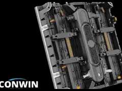 P3.91 Внешний светодиодный дисплейный узел передний магнитный модуль с изогнутым замком для мероприятий, DJ, вечеринок video