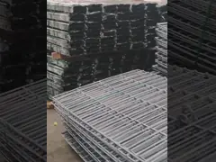 Тяжелая бриллиантовая проволочная сетка ограждение 1.8M расширенная металлическая сетка ограждение для наружных перил video