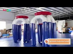 Giant Throwing Game Inflatable Basketball Hoop For Family Fun