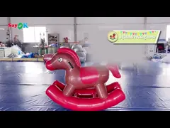 Раздувной младенец тряся лошади забавляется лошадь пони PVC 1.8x0.7x1.8 MH раздувная video