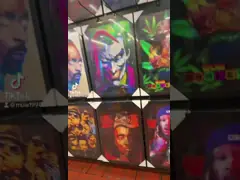 Lenticular Lens Sheet 3D Lenticular Poster Flip Anime Poster 40LPI 50L