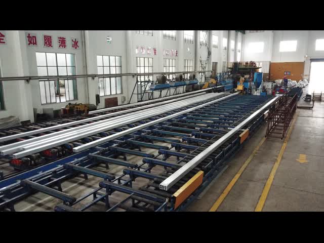 СГС подгонял промышленный алюминиевый профиль для таблицы работы, порошка покрытая обработка Суфасе видео