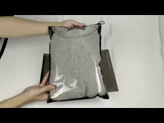 PVC Frosted Clear Plastic Zipper Bag Sealed for Clothing Shoes Quilt Storage