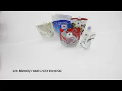 Мат или блестящая отделка ПЭТ гибкие пластиковые пакеты пищевая упаковка video