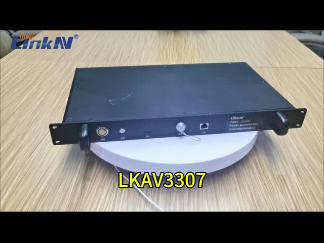 LKAV3307 Polícia comunica 1U rádio MIMO FHSS IP MESH montado no veículo
