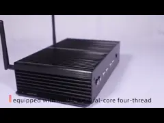 DDR4 Fanless Industrial Mini PC Dual LAN 6COM Intel Core Celeron Series